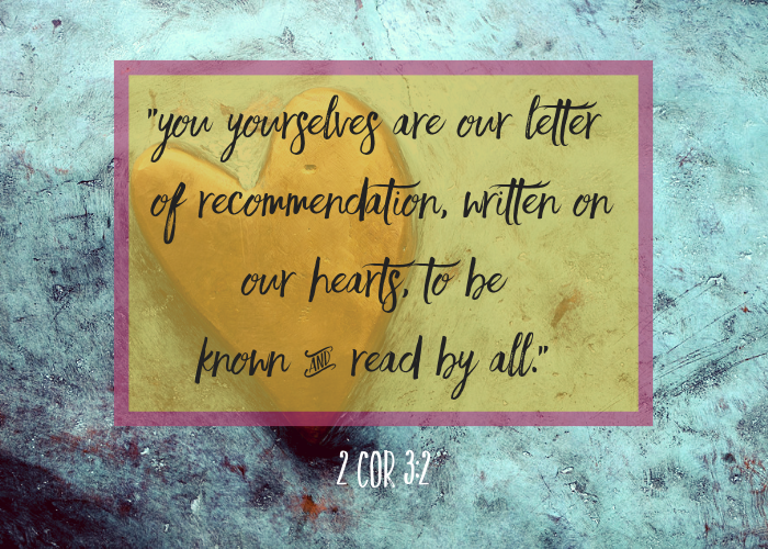2 cor 3 msg