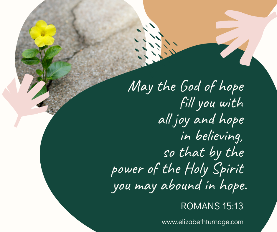 May the God of hope Romans 15:13