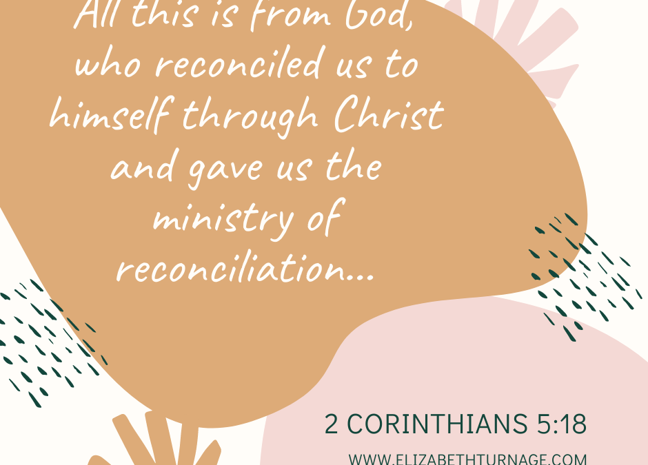 A Prayer about Our Work of Reconciliation