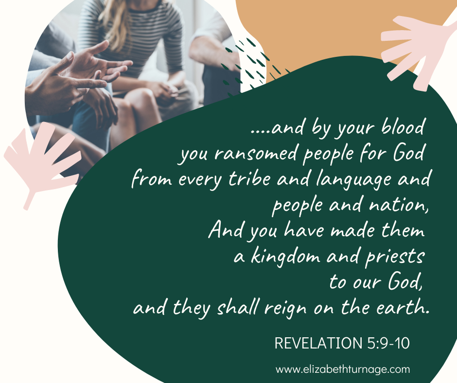and by your blood Revelation 5:9-10