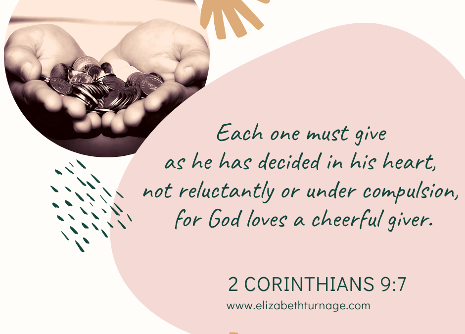 A Prayer about Cheerful Giving