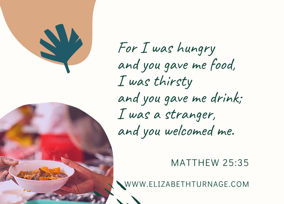 A Prayer about Kindness to Strangers