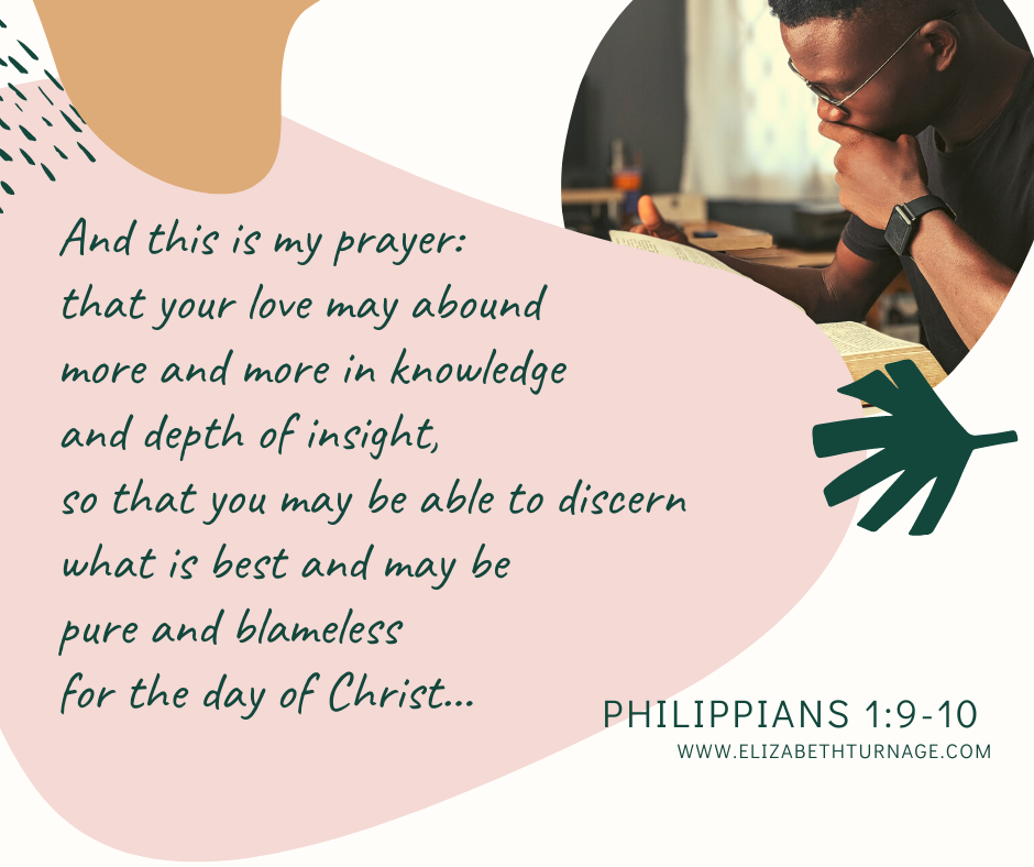 Philippians 1:9-10
