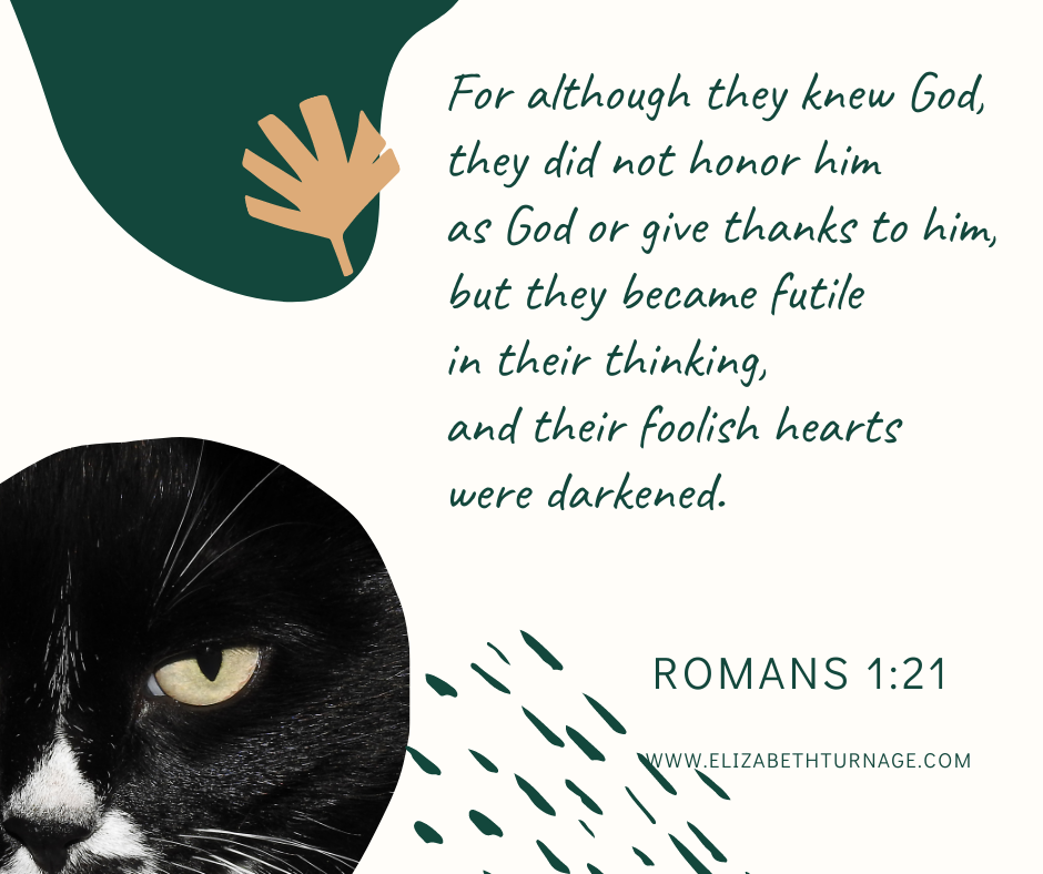 rom121 Romans 1:21