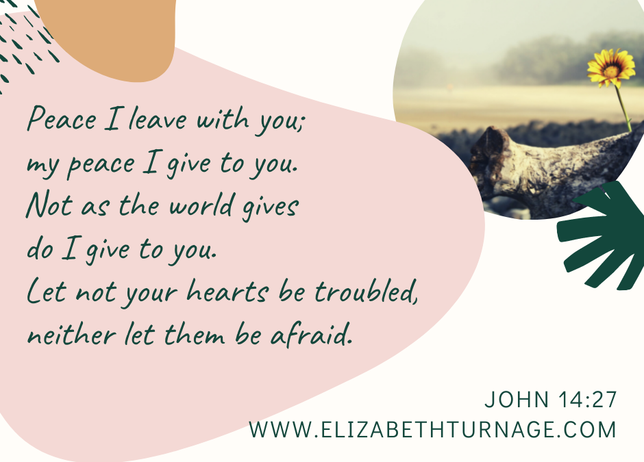 A Prayer about Peace for Troubled Hearts