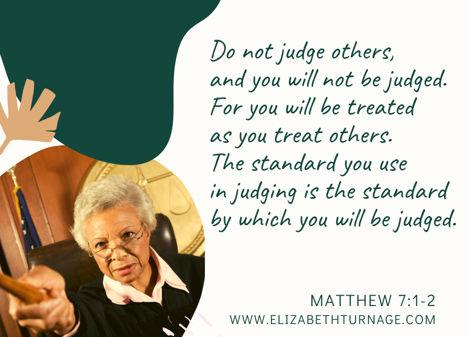 A Prayer about How Not to Judge