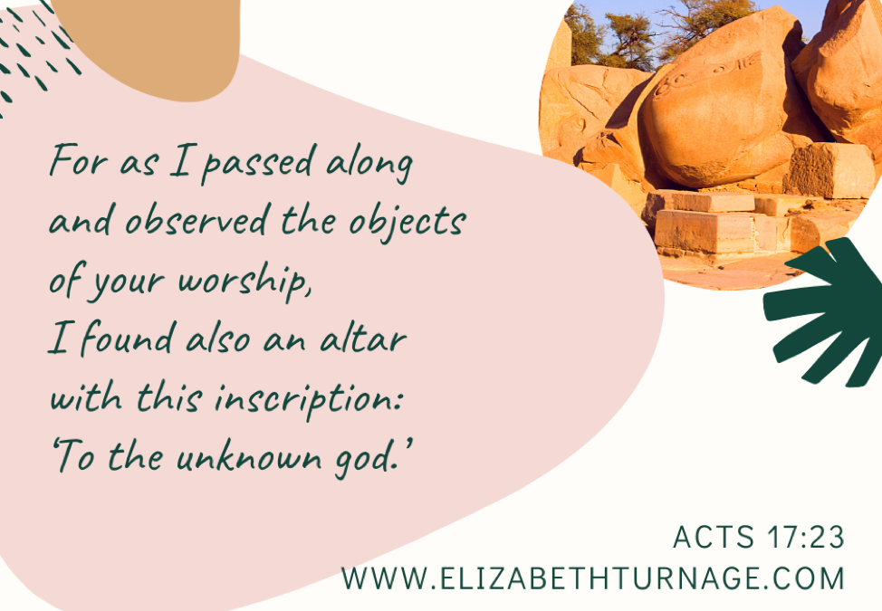 A Prayer about Recognizing Unknown Gods