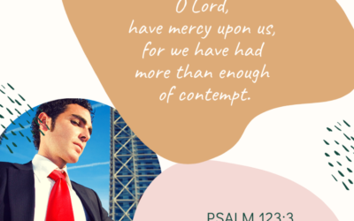 A Prayer about Freedom from Contempt