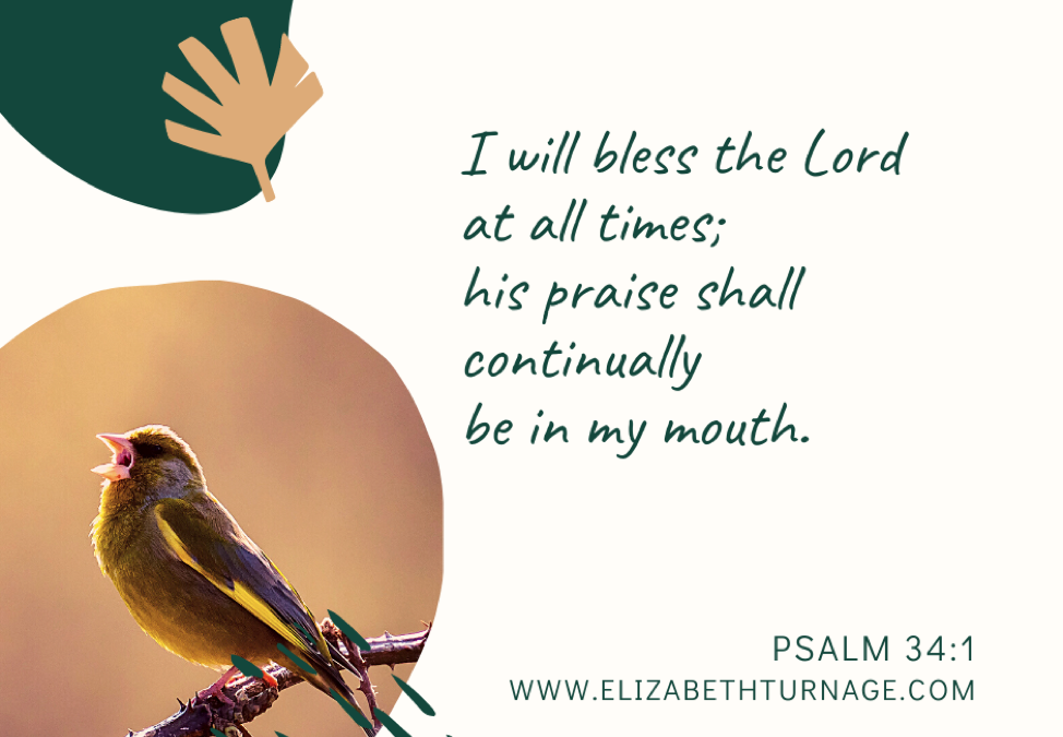 A Prayer about Blessing the Lord at All Times