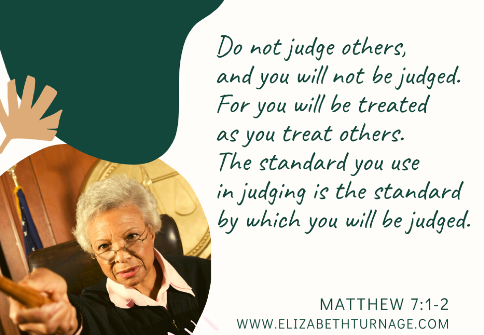 A Prayer about Not Judging Others
