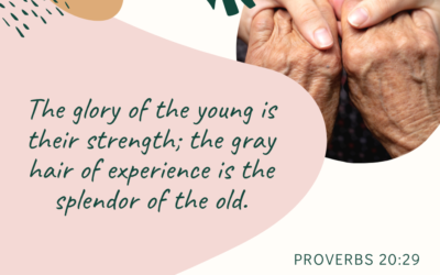 A Prayer about Honoring the Elderly