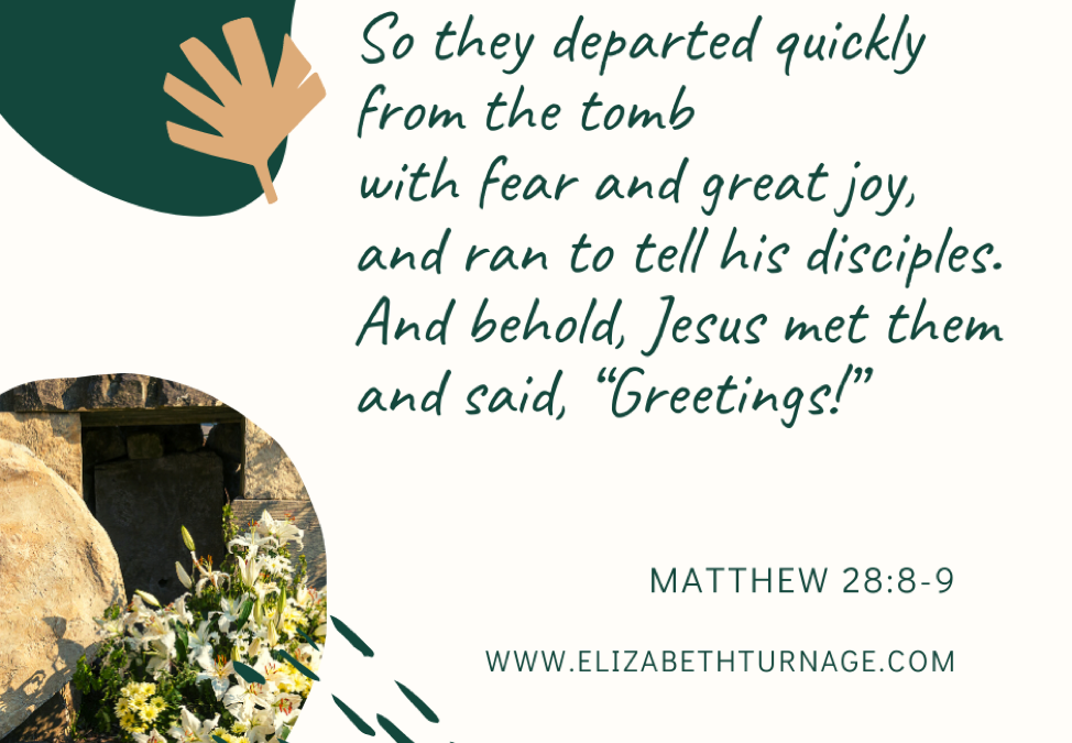 A Prayer about Joy on Easter Monday