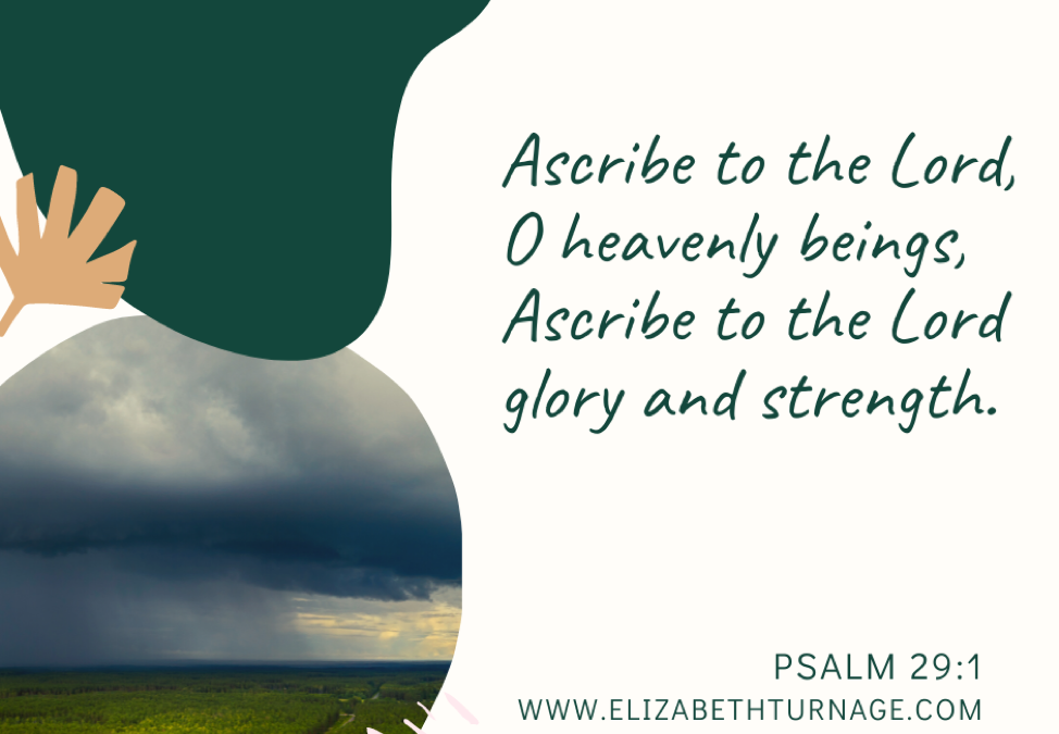 A Prayer about Ascribing Glory to the Lord