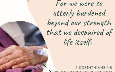 A Prayer about Feeling Desperate in Illness
