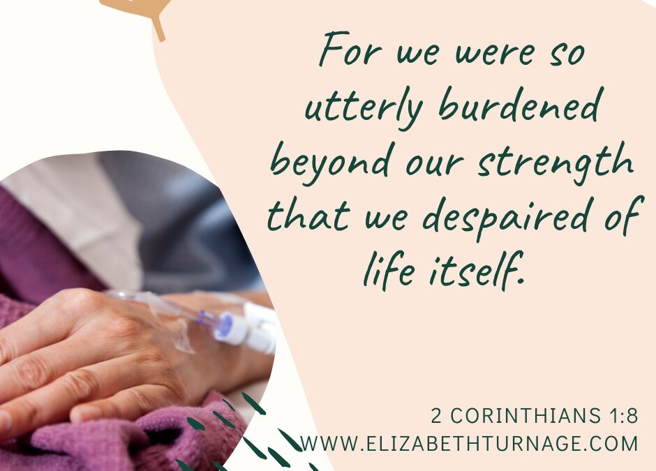 A Prayer about Feeling Desperate in Illness