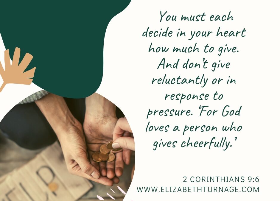 A Prayer about How to Give Generously