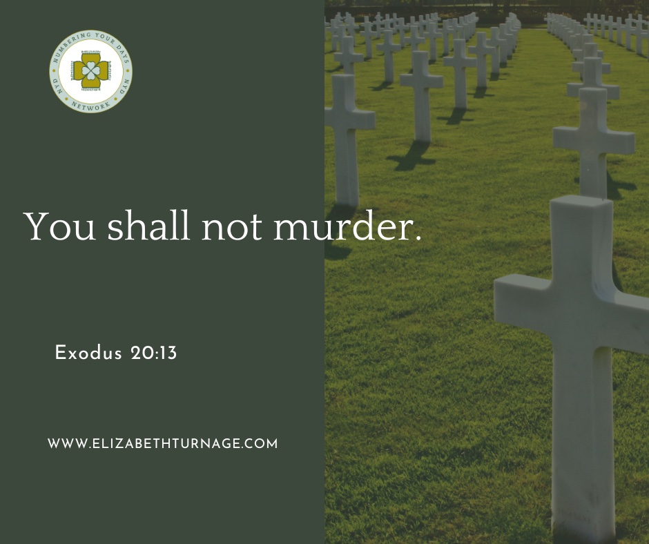 Daily Prayer Facebook Post (Landscape)) – exodus 20.13 You shall not murder. Exodus 20:13