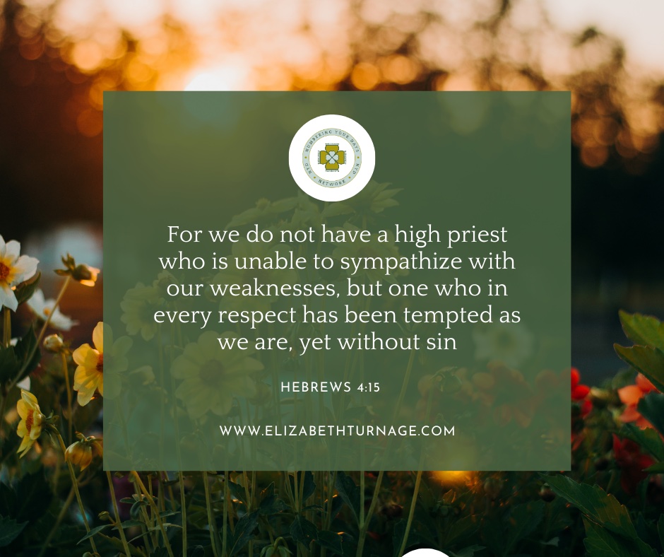 Daily Prayer Facebook Post (Landscape)) – HEB 4:15 For we do not have a high priest who is unable to sympathize with our weaknesses, but one who in every respect has been tempted as we are, yet without sin. Hebrews 4:15