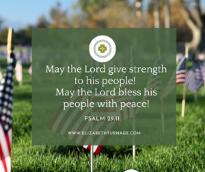 May the Lord give strength to his people! May the Lord bless his people with peace! Psalm 29:11