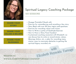 Spiritual Legacy Coaching Package six sessions