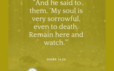 A Prayer about Watching Jesus’ Sorrow