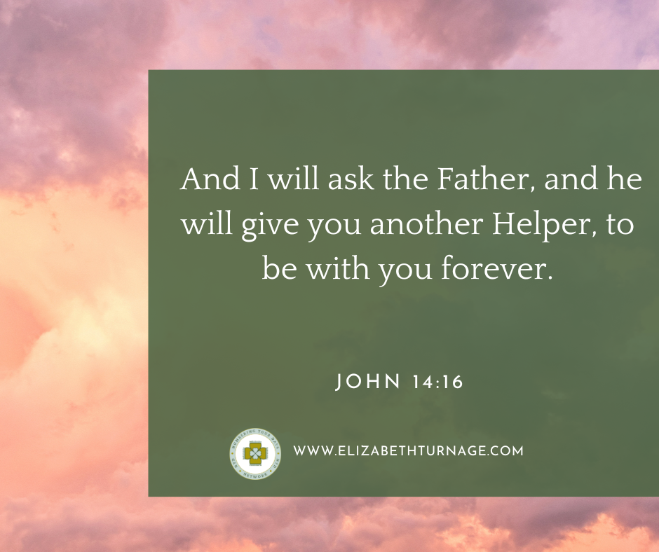 John 1416 And I will ask the Father, and he will give you another Helper, to be with you forever. John 14:16