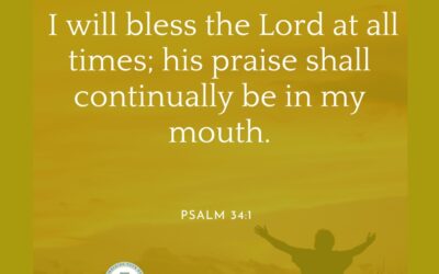 A Prayer about Blessing the Lord at All Times