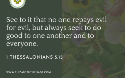A Prayer about Not Repaying Evil for Evil