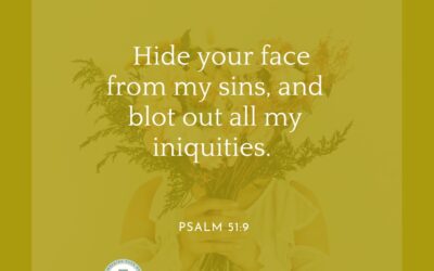 A Prayer about God Hiding His Face from Sin
