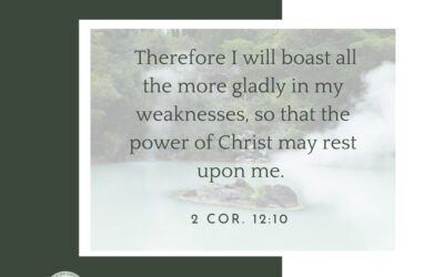 A Prayer about Boasting in Our Weakness