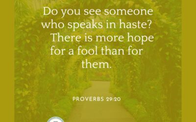A Prayer about Wise Tongues