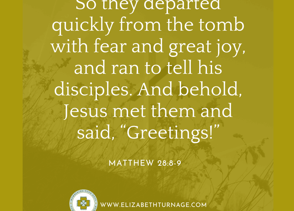 A Prayer about Joy on Easter Monday