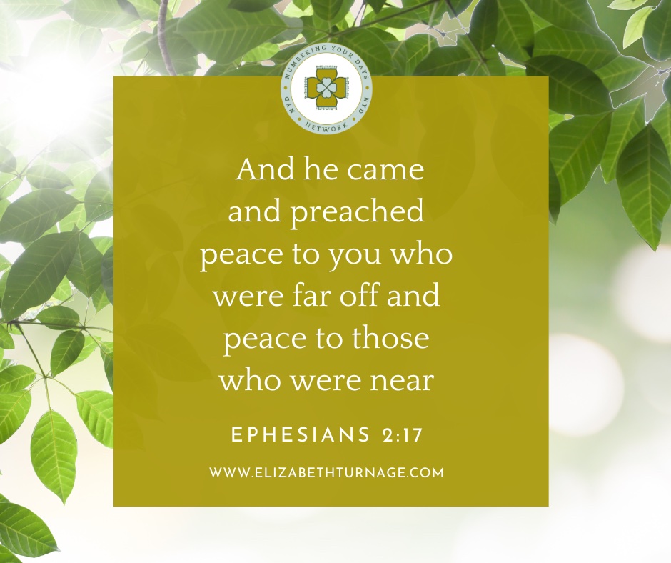 Daily Prayer Facebook Post (Landscape)) – EPH 2:17 And he came and preached peace to you who were far off and peace to those who were near. Ephesians 2:17