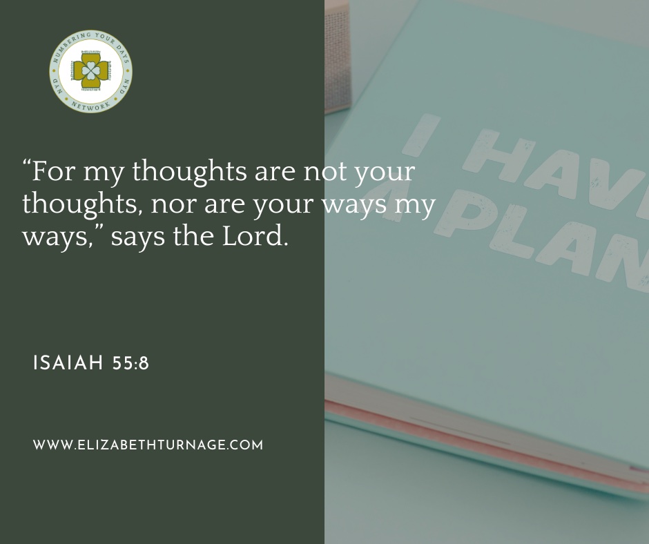 Daily Prayer Facebook Post (Landscape)) – ISAIAH 55_8 “For my thoughts are not your thoughts, nor are your ways my ways,” says the Lord. Isaiah 55:8