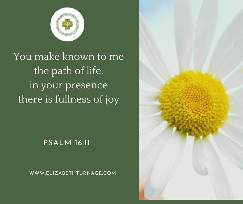 ps 1611 You make known to me the path of life, in your presence there is fullness of joy Psalm 16:11