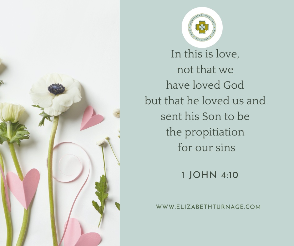 Daily Prayer Facebook Post (Landscape)) – 1 john 4:10 In this is love, not that we have loved God but that he loved us and sent his Son to be the propitiation for our sins. 1 John 4:10