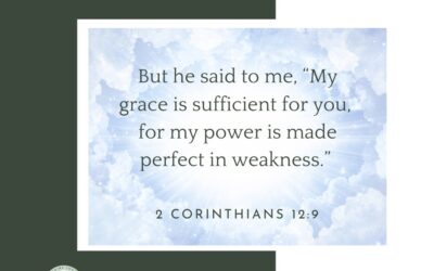 A Prayer about the Power of God’s Grace