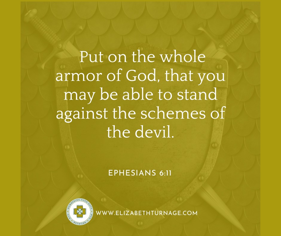 Daily Prayer Facebook Post (Landscape)) – Ephesians 6:11 Put on the whole armor of God, that you may be able to stand against the schemes of the devil. Ephesians 6:11