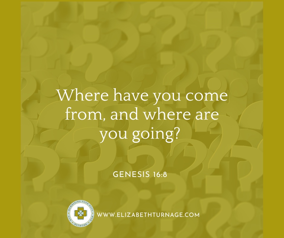 Daily Prayer Facebook Post (Landscape)) – GENESIS 16:8 Where have you come from, and where are you going? Genesis 16:8