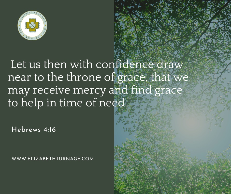 Daily Prayer Facebook Post (Landscape)) – Hebrews 4:16 Let us then with confidence draw near to the throne of grace, that we may receive mercy and find grace to help in time of need. Hebrews 4:16