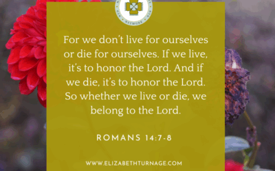 A Prayer about Our Comfort in Life and in Death