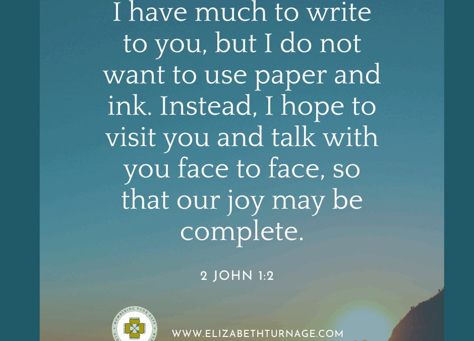 A Prayer about the Treasure of Christian Community