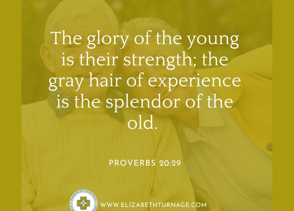 A Prayer about Honoring the Aging