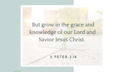 A Prayer about Continuing to Grow as We Age