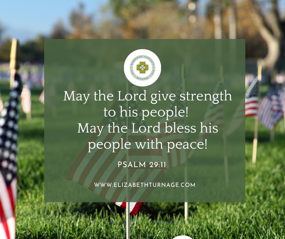 May the Lord give strength to his people! May the Lord bless his people with peace!