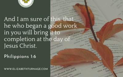 A Prayer about the Work God Will Complete in Us