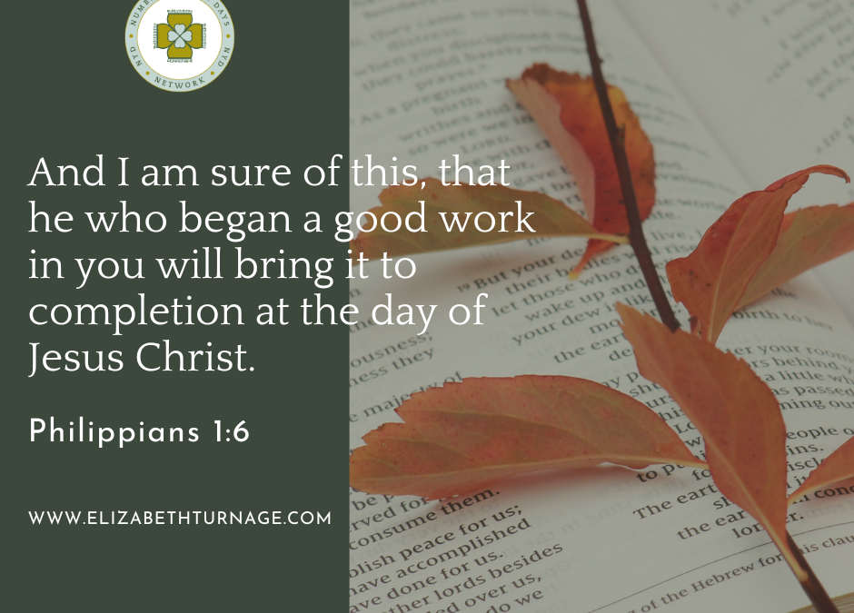 A Prayer about the Work God Will Complete in Us