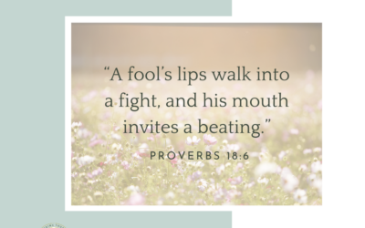 A Prayer about the Hope for Our Foolish Mouths