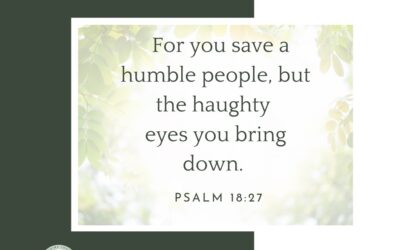 A Prayer about Not Being Haughty