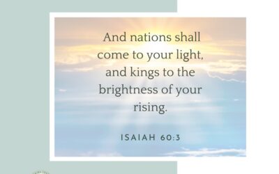 A Prayer about Seeing the Light